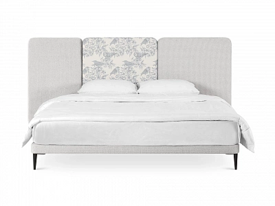 Кровать OgogoHome Licata 970587 голубой / светло-серый