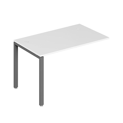 Удлинитель стола 120 Pointex Тренд металл (Trend metal) TDM32230345 белый / антрацит
