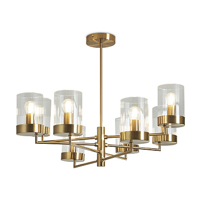 Люстра на штанге Freya Clip / Клип FR5426PL-08BS