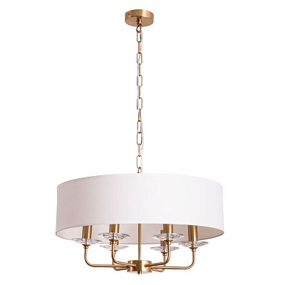 Подвесная люстра Arte Lamp Jennifer коричневый, белый A8555SP-6AB