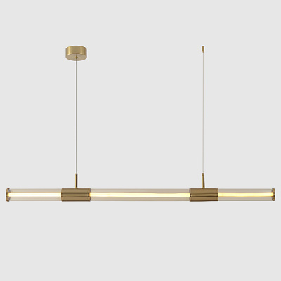Подвесной светильник Crystal Lux LINEUP SP24W LED BRASS